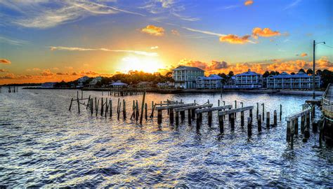 Cedar Key Florida at Sunset Photograph by Billy Morris