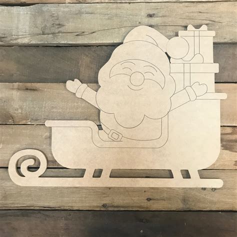 Santa Sleigh | Presents Cutout | Build-A-Cross