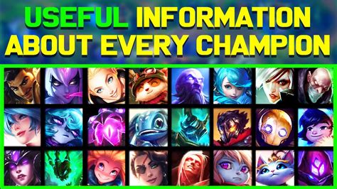 Useful Information About EVERY League of Legends Champion!