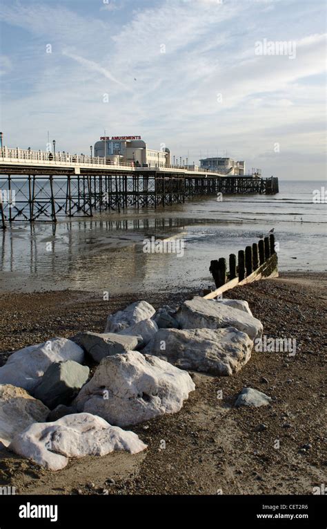 Worthing Pier West Sussex, England Uk Stock Photo - Alamy