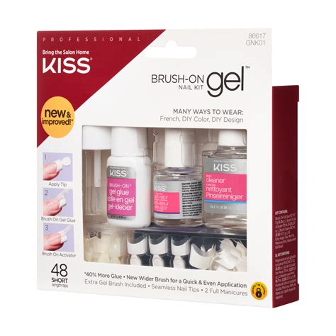 KISS BRUSH ON GEL NAIL KIT – KISS USA