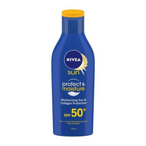 Buy NIVEA Sun Moisturising Lotion SPF 50 125ml online at purplle.com.