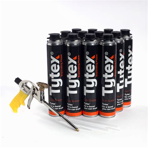 Tytex Expanding Foam- Gun Grade 750ml Kit- Gun included- Adkwik