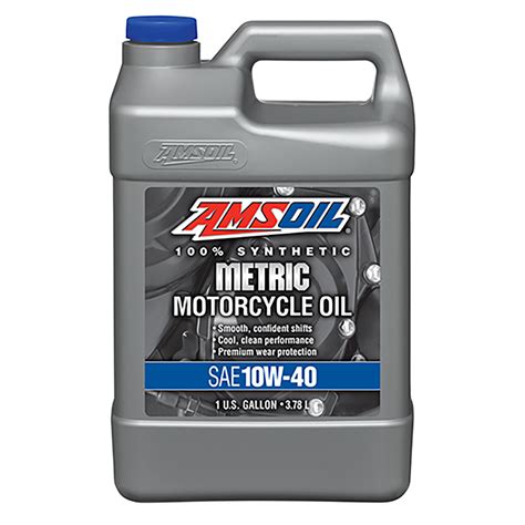 10W-40 Synthetic Metric Motorcycle Oil | MCF1G-EA - AMSOIL