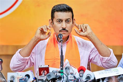 BJP's Rajyavardhan Rathore Promises Mafia Elimination Through Law ...