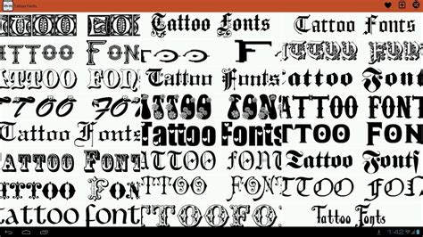 Tattoo Letter Fonts Simple - Best Design Idea