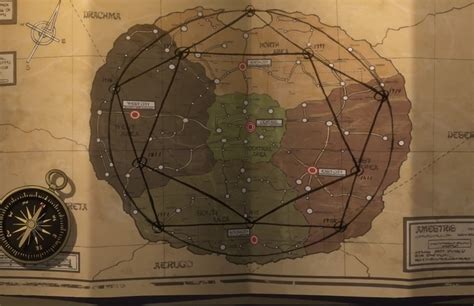 List of all Towns of Amestris (from the new FMA Mobile official map ...