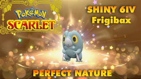 Shiny Frigibax 6IV Pokemon Scarlet & Violet, Adamant Nature, Lvl25! | eBay