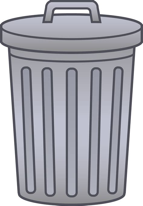 Download Svg Transparent Garbage Can Clipart Letters Format - Trash Can ...