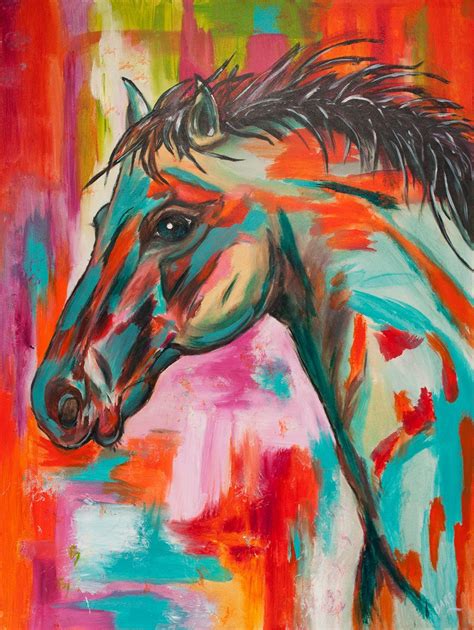 Acrylic Paintings Of Horses - Beginner Painting