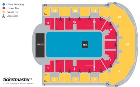 The 1975: At Their Very Best Seating Plan - M&S Bank Arena