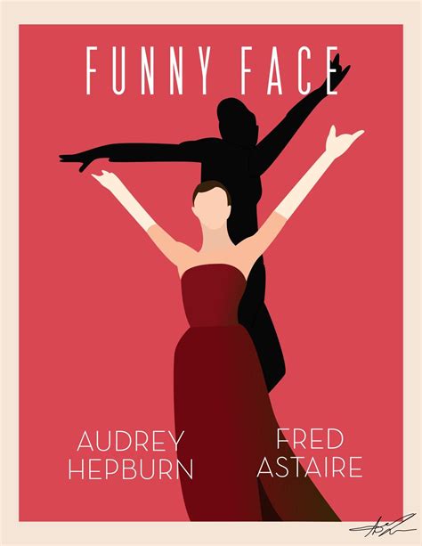 Funny Face Movie Poster. Audrey Hepburn. Made using Adobe Illustrator ...