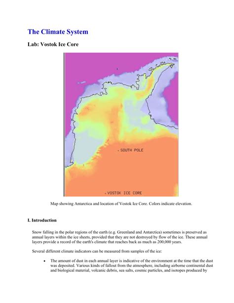 Vostok Ice Core Data lab( 10