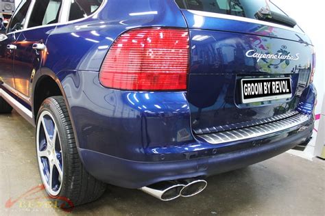 Beautiful Blue Porsche Cayenne Turbo S - Revol Carz Singapore