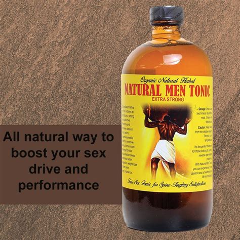 Organic Natural Men Tonic | Natural man, Tonic, Herbalism