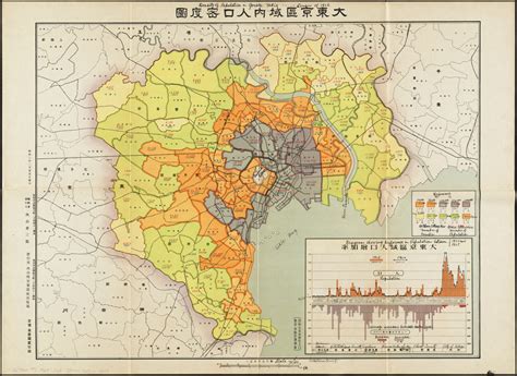 Density of population in greater Tokyo - census of 1926 - Norman B ...