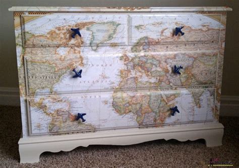 7 Things You Can Mod Podge Onto Furniture - Painted Furniture Ideas