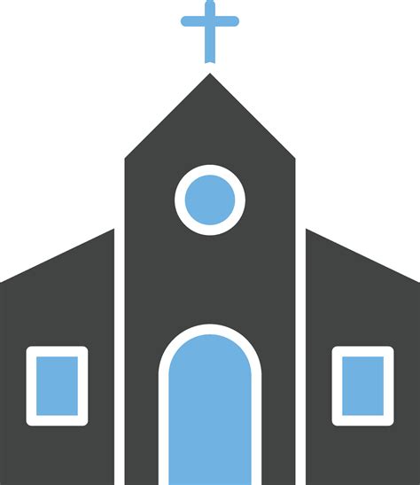 Church icon vector image. 36319237 Vector Art at Vecteezy