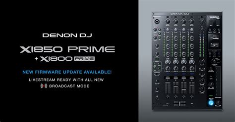 Denon DJ X1850 PRIME Professional 4-Channel DJ Club Mixer