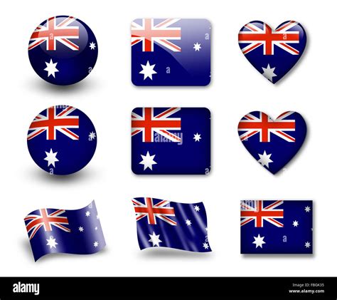 The Australian flag Stock Photo - Alamy