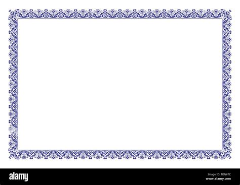 Vector Certificate Border Design