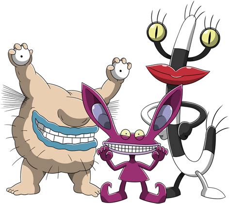 Ickis, Oblina and Krumm by VGAfanatic on DeviantArt