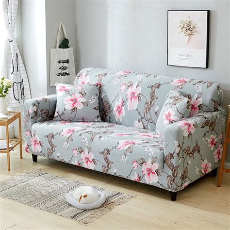 1/2/3/4 Peony Seater Sofa Funiture Cover Chair Couch Protect Loveseat ...