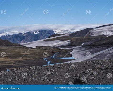 Glacier Volcano Nevado Del Ruiz, In Los Nevados National Natural Park ...