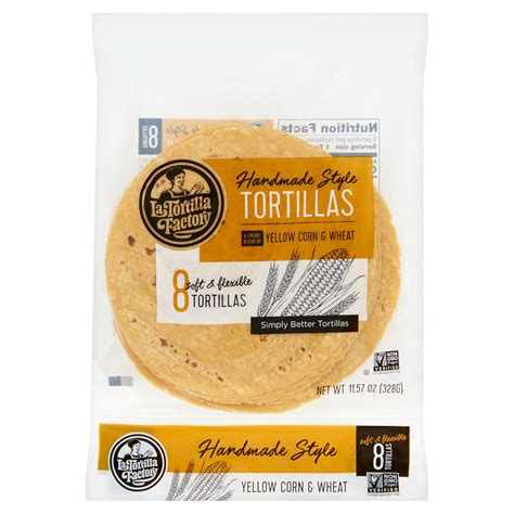 La Tortilla Factory Tortilla Corn Hms Yllw,11.57 Oz (Pack Of 12 ...