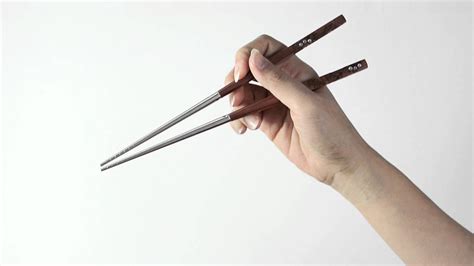 How To Hold Chopsticks Correctly - YouTube