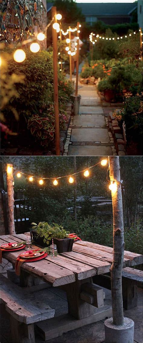 28 Stunning DIY Outdoor Lighting Ideas ( & So Easy! ) - A Piece Of Rainbow