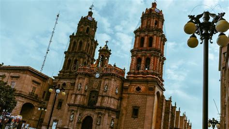 Aerial View of the San Luis Potosi Cathedral in Mexico, a Stunning ...