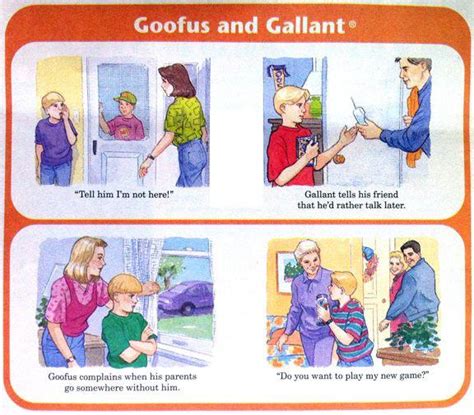 Goofus & Gallant from Highlights Magazine : r/nostalgia