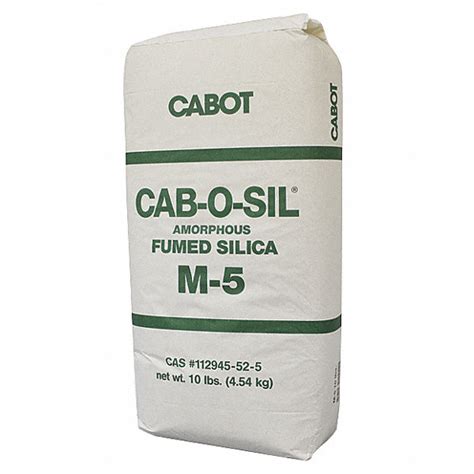 CABOT CAB-O-SIL M5, White, 10 lb. - 19NZ16|1-52BG - Grainger