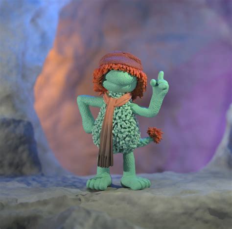 3D printable model Fraggle Rock Boober colored | CGTrader