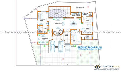 4 Bed with Swimming pool Plan - Kerala Home Design + Kerala House Plans ...