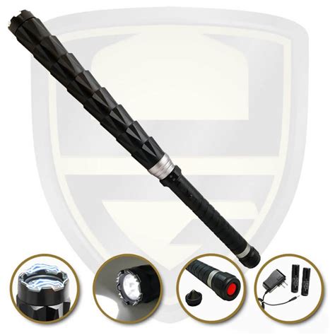 18” Taser Baton Flashlight 3 Light Modes | Free Shipping