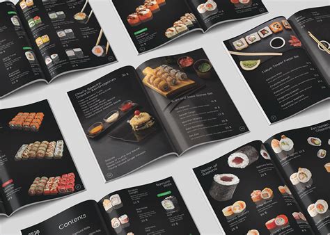 Sushi Menu Design on Behance