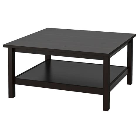 HEMNES Coffee table, black-brown, 35 3/8x35 3/8" - IKEA