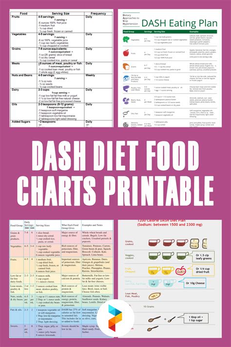 10 Best Dash Diet Food Charts Printable PDF for Free at Printablee