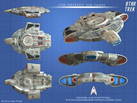 - Star Trek USS Defiant NX-74205 - free Star Trek computer desktop ...