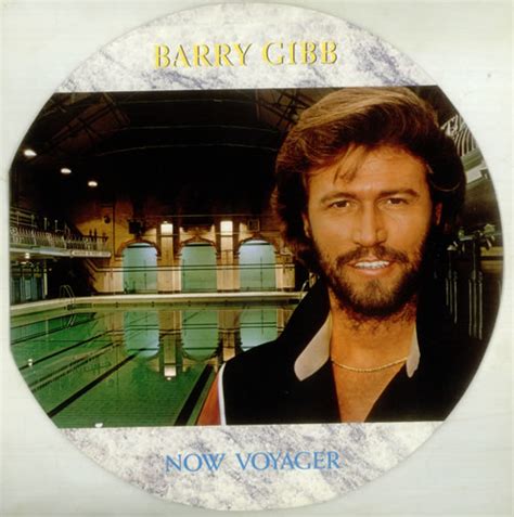 Barry Gibb Now Voyager + Circular Press Pack French vinyl LP album (LP ...