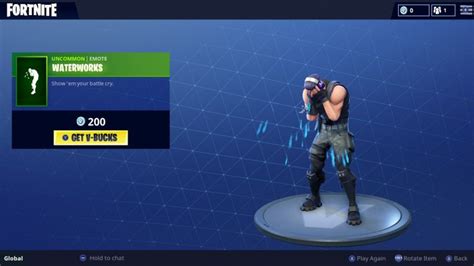 Fortnite Waterworks Emote Now Available | Nintendo Insider