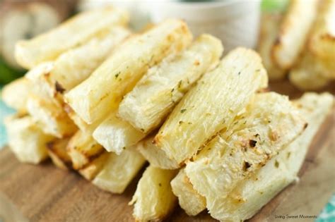 Grilled Yuca with Garlic Mojo Sauce - Living Sweet Moments