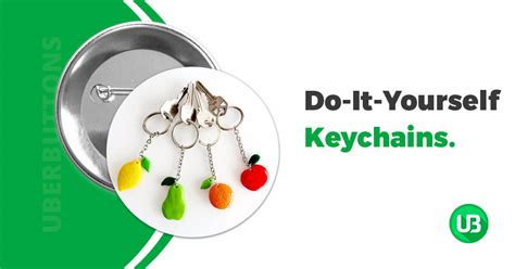 17 Easy Tutorials for Unique DIY Keychains - Uberbuttons®