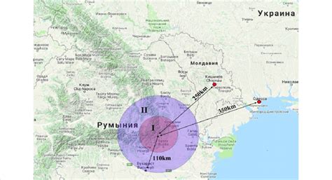 Google map of Vrancea area and adjacent earthquake-prone regions ...