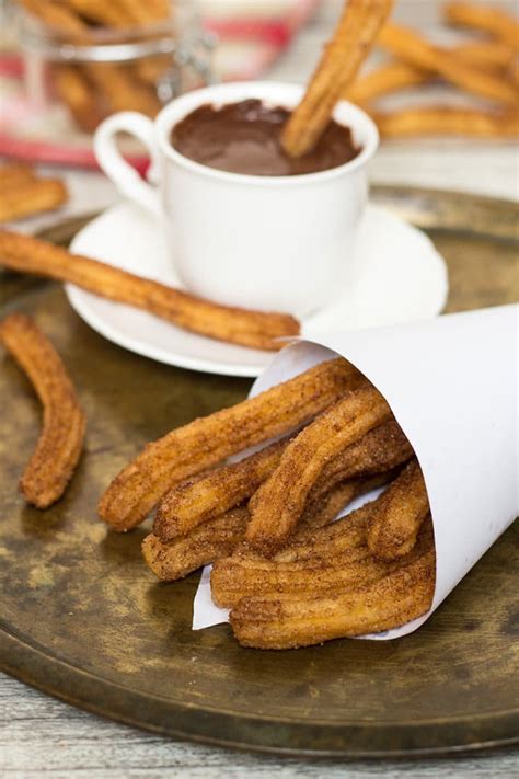 Churros Con Chocolate - Spanish Breakfast Favorite