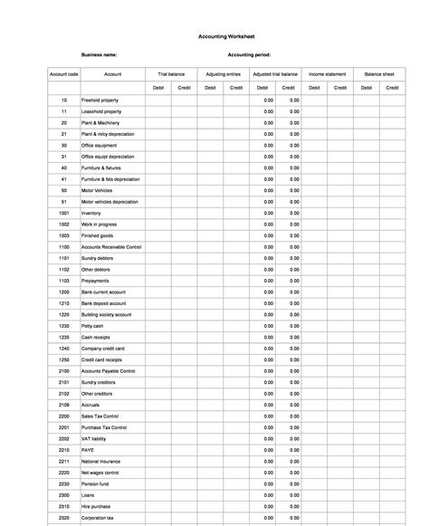 40 Free Bookkeeping Templates (Excel) - TemplateArchive