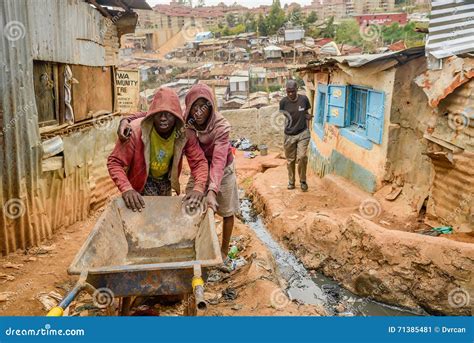 Kibera Slum In Nairobi. Kibera Is The Biggest Slum In Africa. Slums In ...