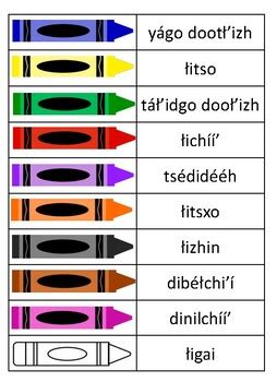 Colors and Numbers 1-20 in Navajo by The Navajo Educator | TPT